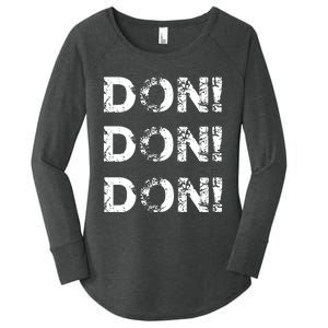 Don Don Don Women's Perfect Tri Tunic Long Sleeve Shirt