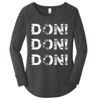 Don Don Don Women's Perfect Tri Tunic Long Sleeve Shirt