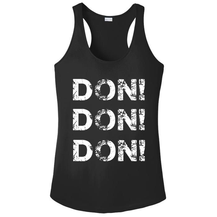 Don Don Don Ladies PosiCharge Competitor Racerback Tank