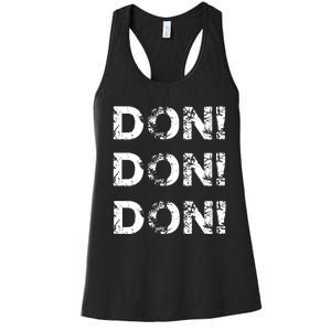 Don Don Don Women's Racerback Tank