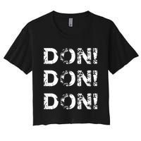 Don Don Don Women's Crop Top Tee