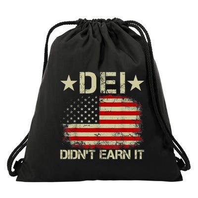 Dei Dei DidnT Earn It Joke Funny Drawstring Bag