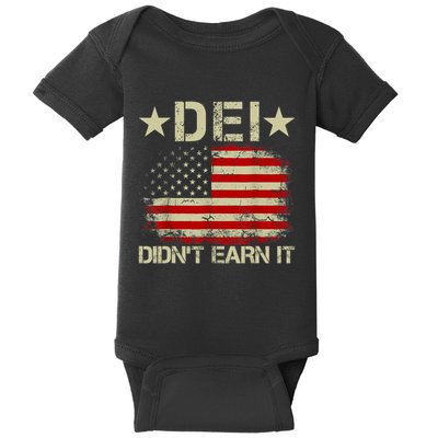 Dei Dei DidnT Earn It Joke Funny Baby Bodysuit