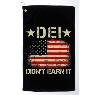 Dei Dei DidnT Earn It Joke Funny Golf Towel