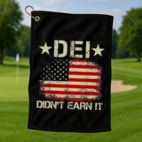 Dei Dei DidnT Earn It Joke Funny Golf Towel
