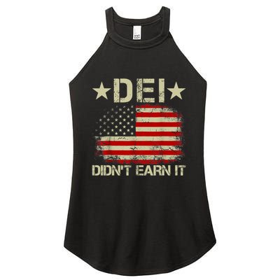 Dei Dei DidnT Earn It Joke Funny Women's Perfect Tri Rocker Tank