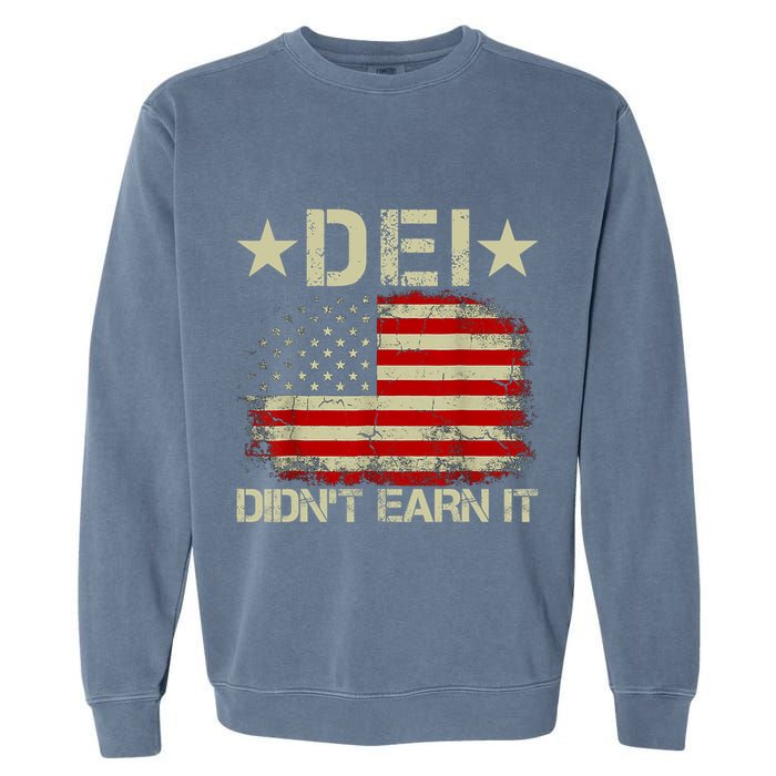 Dei Dei DidnT Earn It Joke Funny Garment-Dyed Sweatshirt
