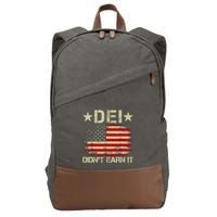 Dei Dei DidnT Earn It Joke Funny Cotton Canvas Backpack