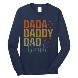 Dada Daddy Dad Bruh Awesome Like My Daughter FatherS Day Long Sleeve Shirt