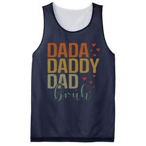 Dada Daddy Dad Bruh Awesome Like My Daughter FatherS Day Mesh Reversible Basketball Jersey Tank