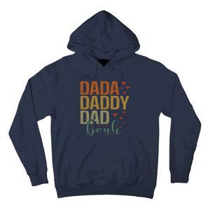 Dada Daddy Dad Bruh Awesome Like My Daughter FatherS Day Tall Hoodie