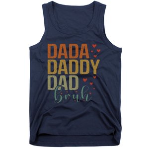 Dada Daddy Dad Bruh Awesome Like My Daughter FatherS Day Tank Top