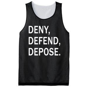 Deny Defend Depose Mesh Reversible Basketball Jersey Tank