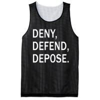 Deny Defend Depose Mesh Reversible Basketball Jersey Tank