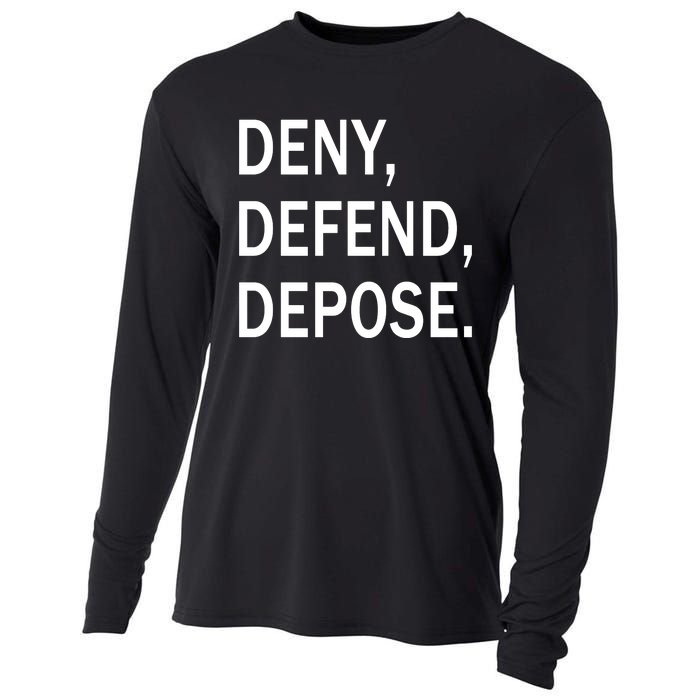 Deny Defend Depose Cooling Performance Long Sleeve Crew