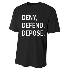 Deny Defend Depose Performance Sprint T-Shirt