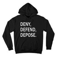 Deny Defend Depose Tall Hoodie