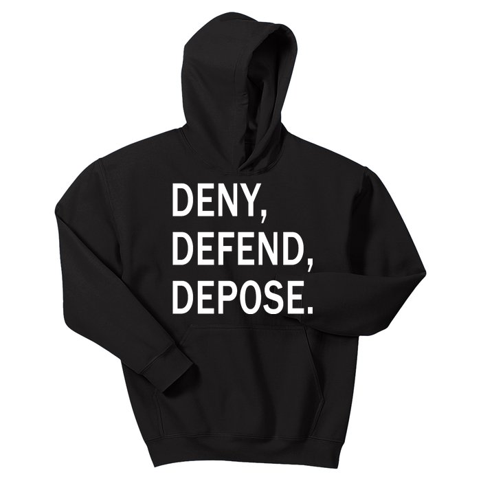 Deny Defend Depose Kids Hoodie