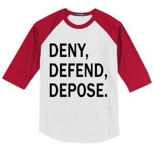 Deny Defend Depose Kids Colorblock Raglan Jersey