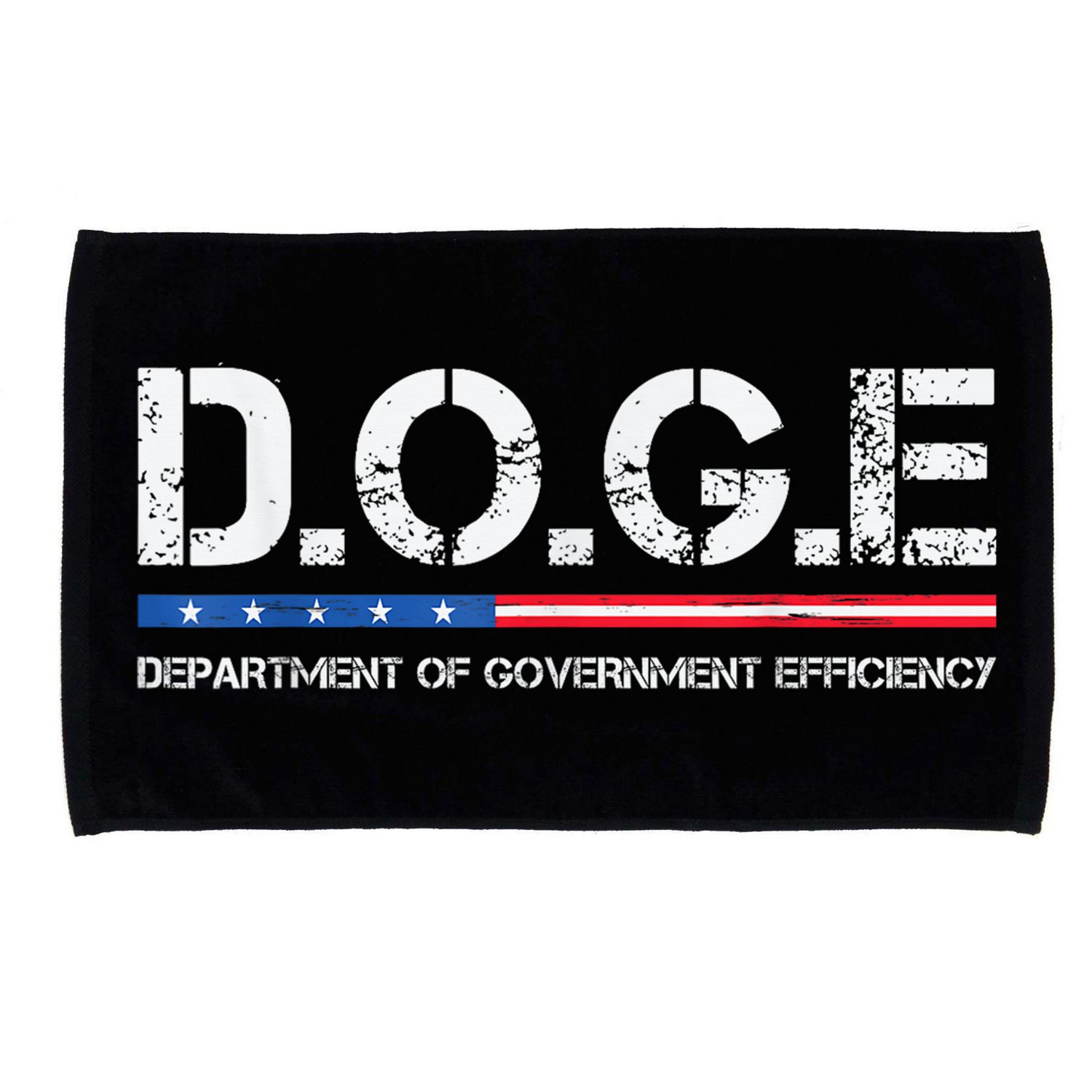 Doge D.O.G.E. Department Of Government Efficiency Microfiber Hand Towel