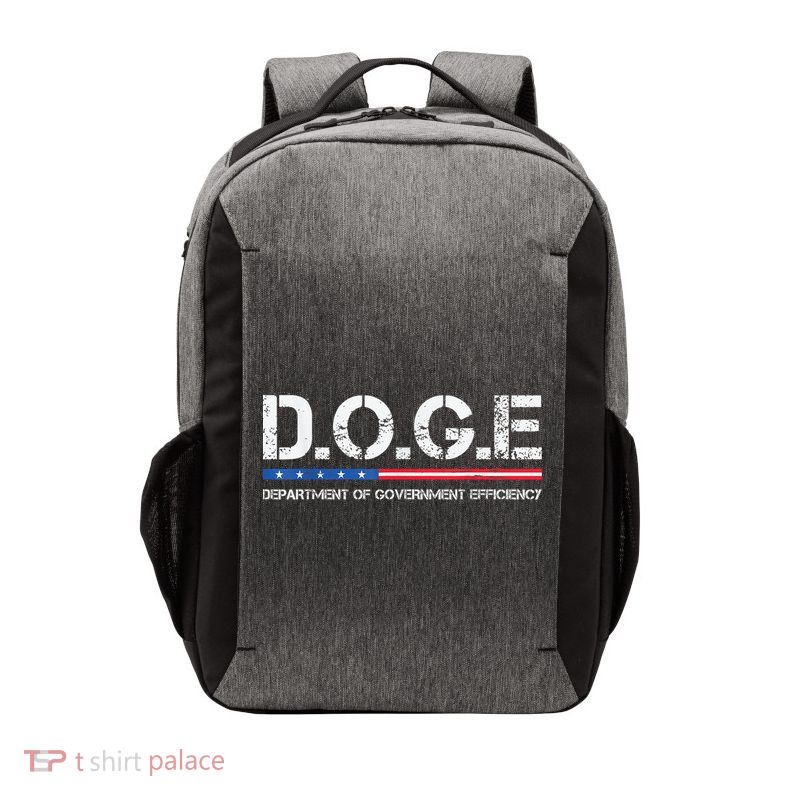 Doge D.O.G.E. Department Of Government Efficiency Vector Backpack