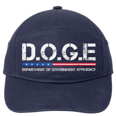 Doge D.O.G.E. Department Of Government Efficiency 7-Panel Snapback Hat