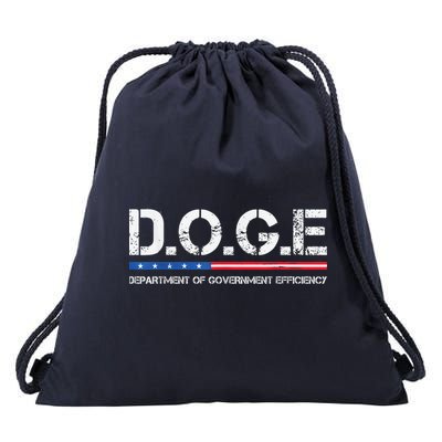 Doge D.O.G.E. Department Of Government Efficiency Drawstring Bag