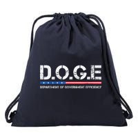Doge D.O.G.E. Department Of Government Efficiency Drawstring Bag