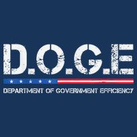 Doge D.O.G.E. Department Of Government Efficiency Drawstring Bag