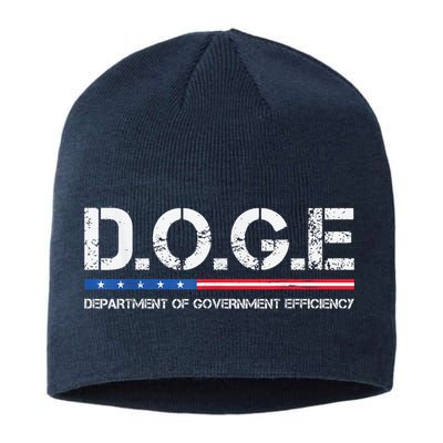 Doge D.O.G.E. Department Of Government Efficiency Sustainable Beanie