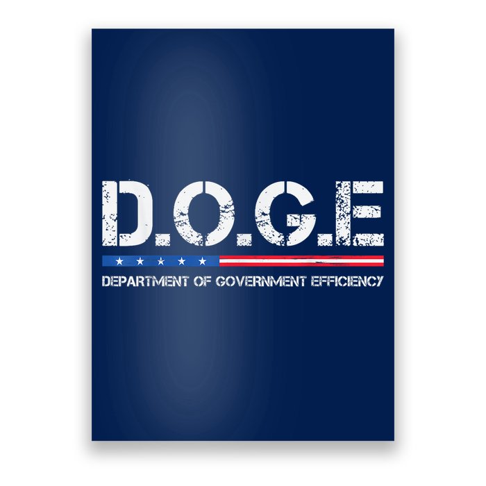 Doge D.O.G.E. Department Of Government Efficiency Poster
