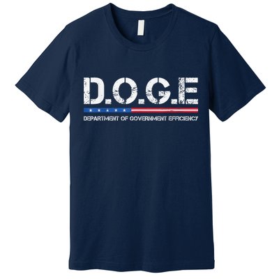 Doge D.O.G.E. Department Of Government Efficiency Premium T-Shirt