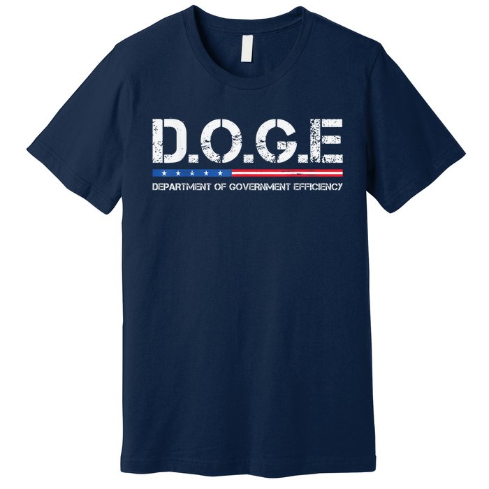 Doge D.O.G.E. Department Of Government Efficiency Premium T-Shirt