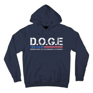 Doge D.O.G.E. Department Of Government Efficiency Tall Hoodie