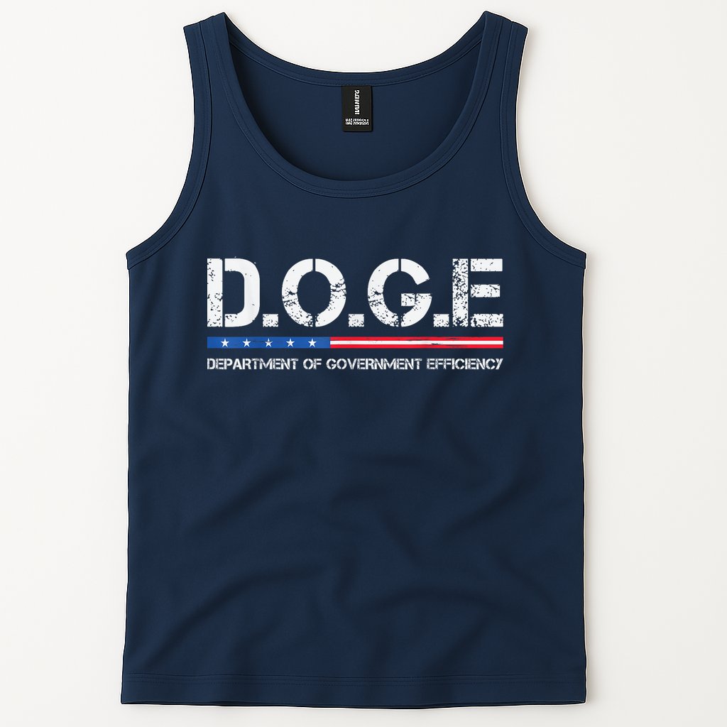 Doge D.O.G.E. Department Of Government Efficiency Tank Top