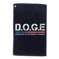 Doge D.O.G.E. Department Of Government Efficiency Golf Towel