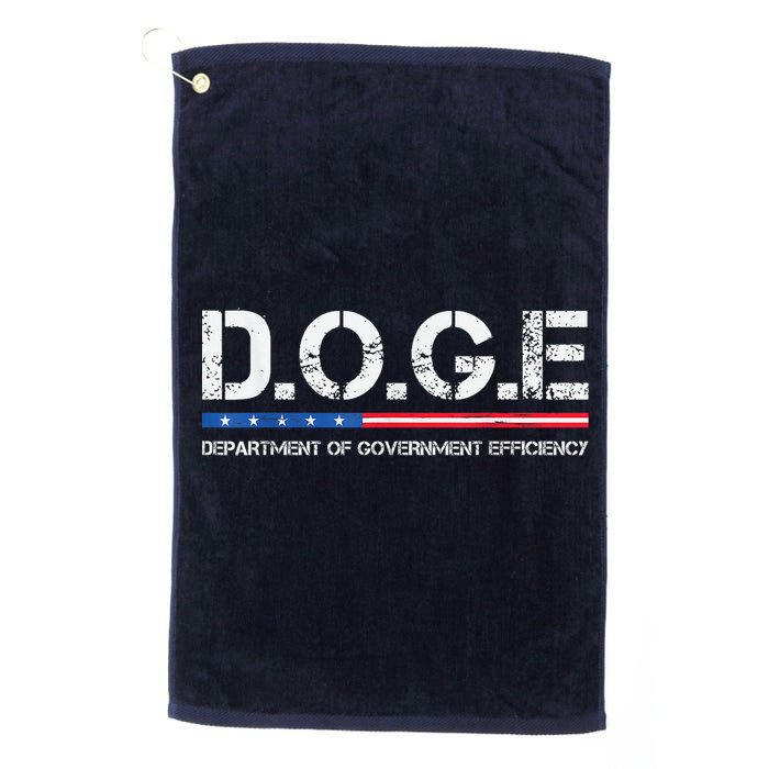 Doge D.O.G.E. Department Of Government Efficiency Golf Towel