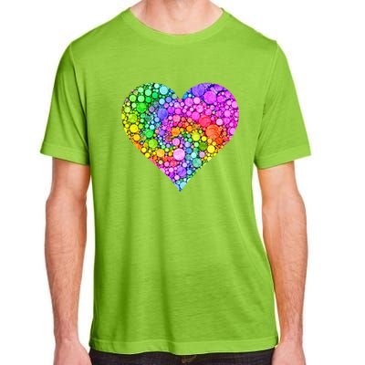 Dot Day Dotted Colorful Heart Of Dots Adult ChromaSoft Performance T-Shirt