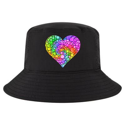 Dot Day Dotted Colorful Heart Of Dots Cool Comfort Performance Bucket Hat