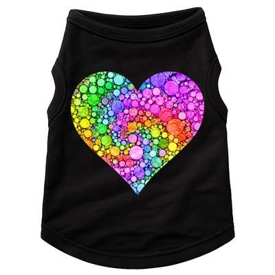 Dot Day Dotted Colorful Heart Of Dots Doggie Tank