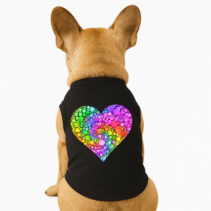 Dot Day Dotted Colorful Heart Of Dots Doggie Tank