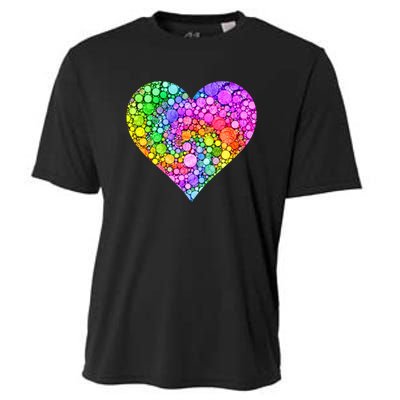 Dot Day Dotted Colorful Heart Of Dots Cooling Performance Crew T-Shirt