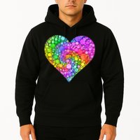 Dot Day Dotted Colorful Heart Of Dots Hoodie