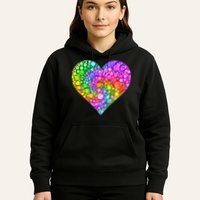 Dot Day Dotted Colorful Heart Of Dots Hoodie