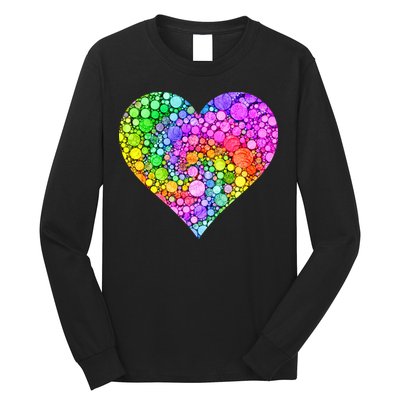 Dot Day Dotted Colorful Heart Of Dots Long Sleeve Shirt