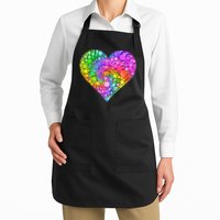 Dot Day Dotted Colorful Heart Of Dots Apron