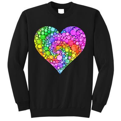 Dot Day Dotted Colorful Heart Of Dots Sweatshirt