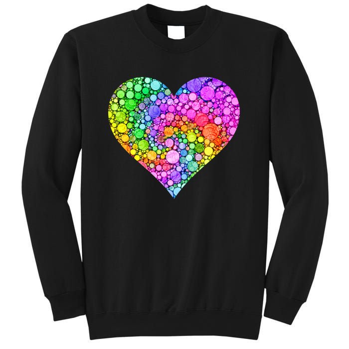 Dot Day Dotted Colorful Heart Of Dots Sweatshirt