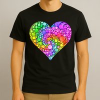Dot Day Dotted Colorful Heart Of Dots T-Shirt