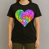 Dot Day Dotted Colorful Heart Of Dots T-Shirt